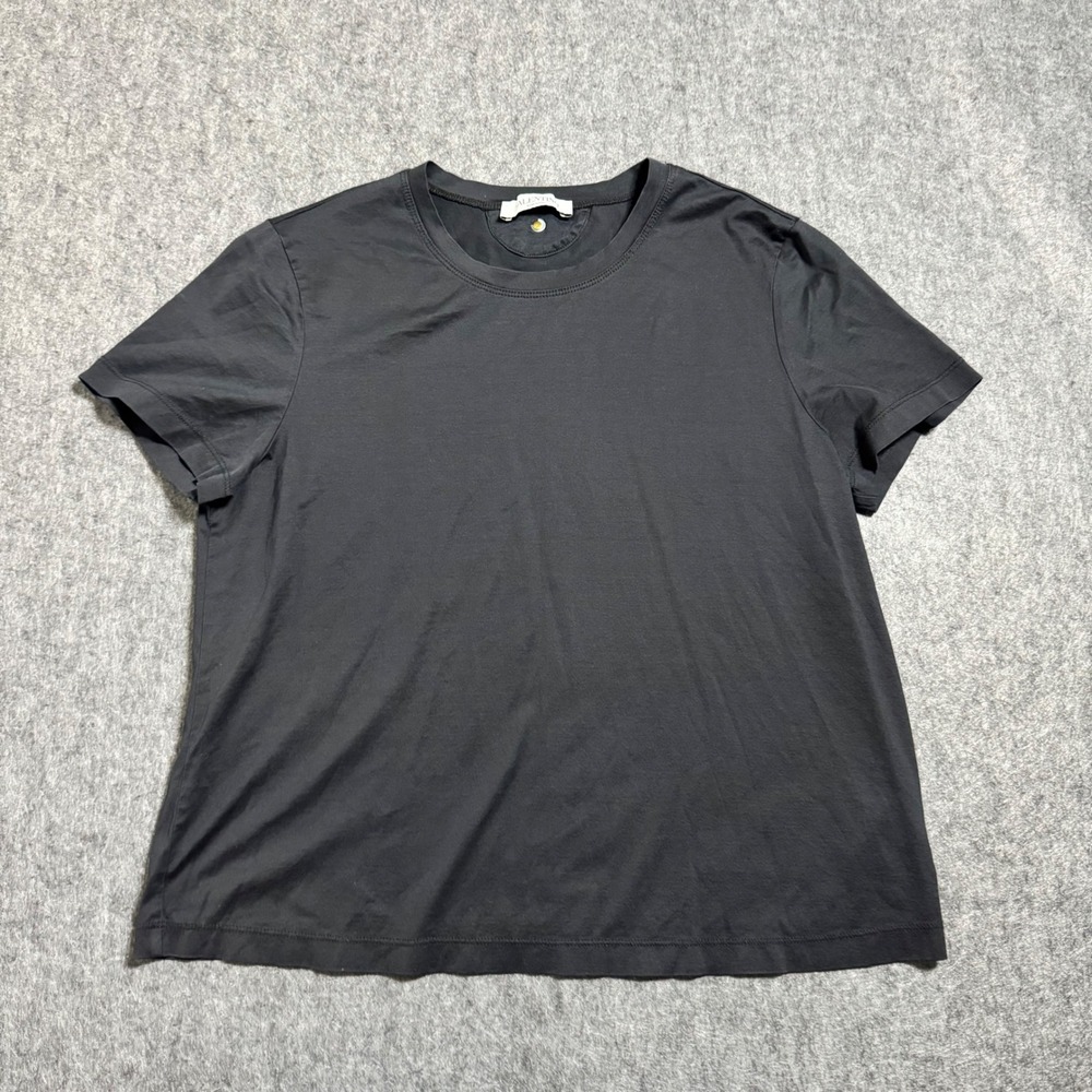 Valentino Womens Black Cotton Short Sleeve Rockstud T-Shirt Size L GBCN04H3-VN1